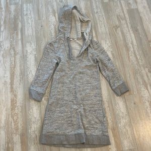 Hooded sweatshirt dress